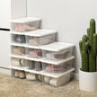 Storage Boxes – Plastic – Clear – Stackable Set of 12 with Lids