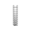 10-Tier Shoe Rack – Metal Frame with Non-Woven Fabric Shelves – Black – Versatile Storage Organizer for Hallway, Bedroom, and Living Room