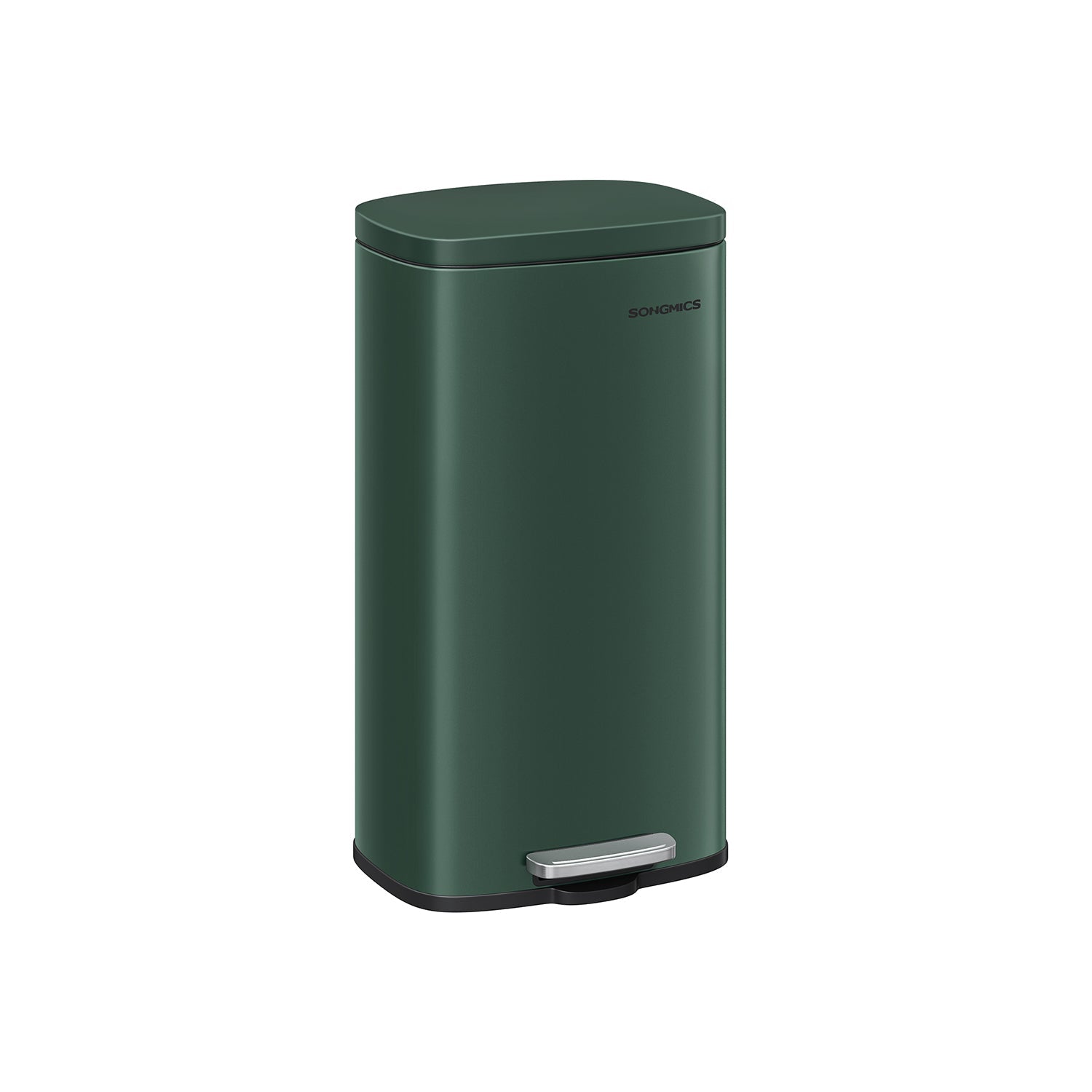 Pedal Trash Bin – Stainless Steel – Silver – 30 Litre, Soft Close, Odour Proof, Hygienic