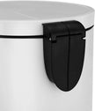 Pedal Trash Can – Metal – White – 30L Capacity, Soft Closure, Fingerprint Proof