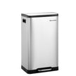 Pedal Trash Can – Stainless Steel – Silver – 45L Capacity, Soft Closure, Fingerprint Proof