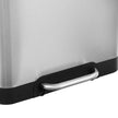 Pedal Trash Can – Stainless Steel – Silver – 45L Capacity, Soft Closure, Fingerprint Proof