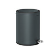 Bathroom Trash Can – Plastic and Steel – White – 3L Capacity with Pedal Operation