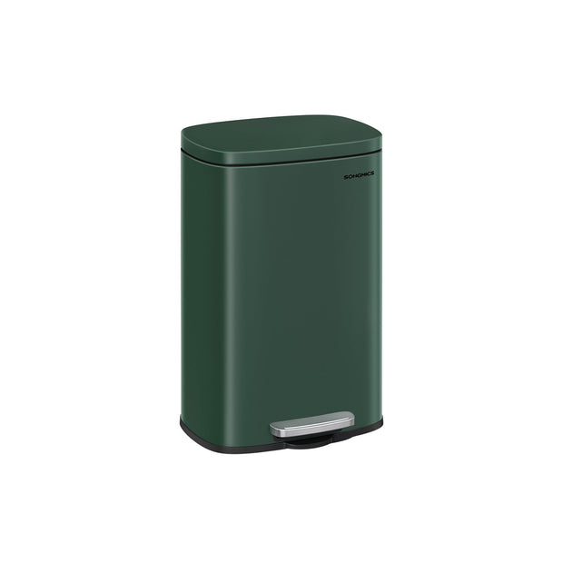 Step-On Pedal Bin – Steel – Sand Beige – 50L Capacity with Soft Close Feature