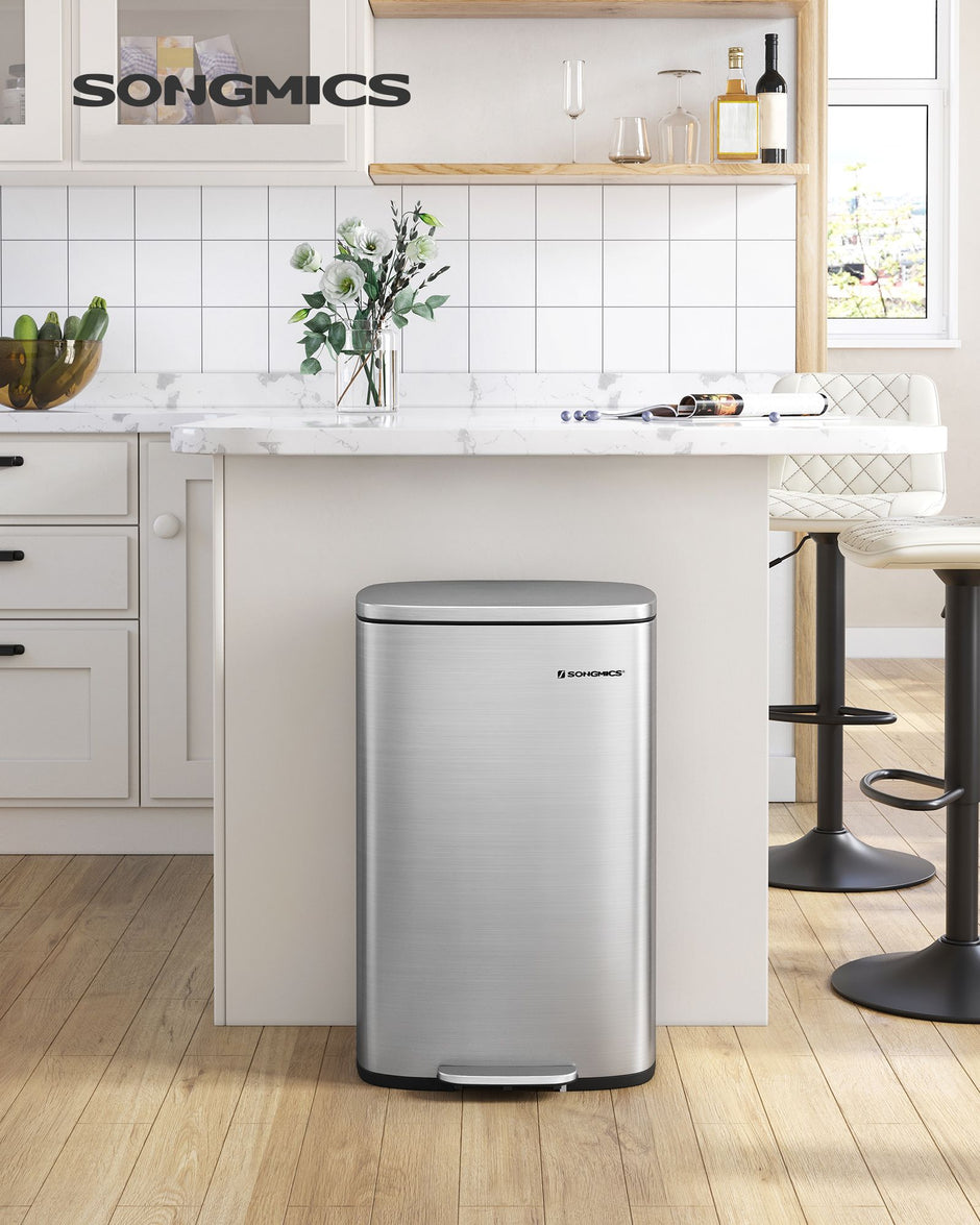 Pedal Kitchen Bin – Steel – 50L – Soft Close, Step-On Feature