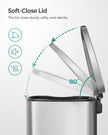 Pedal Kitchen Bin – Steel – 50L – Soft Close, Step-On Feature