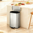 Steel Trash Bin – Stainless Steel – Black – 50L with Soft Close and Removable Inner Bucket