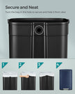 Kitchen Pedal Bin – Steel – Charcoal Blue – Soft Close with Inner Bucket – 50L