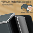 Double Kitchen Bin – Stainless Steel – Silver – Pedal Operation with Inner Classified Buckets