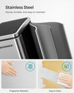 Recycle Bin Trash Can – Stainless Steel – 30L Total Capacity – Dual Inner Bins for Easy Sorting