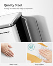 Dual Rubbish Bin – Stainless Steel – White – 30 L Capacity with Inner Classified Bins