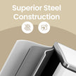 Double Kitchen Bin – Stainless Steel – Silver – Pedal Operation with Inner Classified Buckets