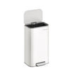 Pedal Bin – Steel – Cloud White – 30 L Soft-Close Lid with Non-Slip Pedal