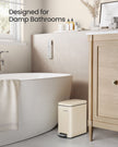 Bathroom Pedal Bin – Steel – Sand Beige – Soft Close, 5L Capacity for Small Spaces
