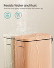 Small Bathroom Bin – Steel – Peach Fuzz – Soft Close Pedal 5L