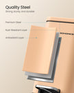 Small Bathroom Bin – Steel – Peach Fuzz – Soft Close Pedal 5L