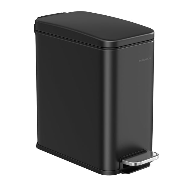 10L Steel Bathroom Bin – Soft Close – Slim Design for Small Spaces