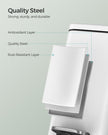 10L Steel Bathroom Bin – Soft Close – Slim Design for Small Spaces