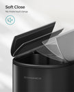 Dual Compartment Recycling Bin – Plastic – Slim Design – Pedal Operation with Wing Lids