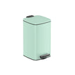 Small Pedal Bin – Steel – Silver – Soft-Close Lid
