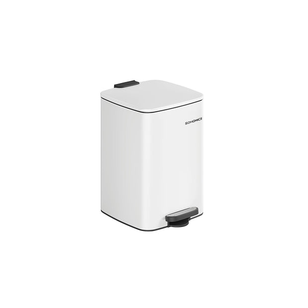 Pedal Bin – Steel – Cloud White – 20L with Inner Bucket