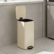 Pedal Waste Bin – Stainless Steel – Beige – 30L Capacity with Soft Close and Stay Open Feature