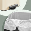 Pedal Waste Bin – Stainless Steel – Beige – 30L Capacity with Soft Close and Stay Open Feature