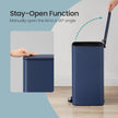 Pedal Waste Bin – Stainless Steel – Blue – 30L Capacity with Soft Close and Inner Bucket