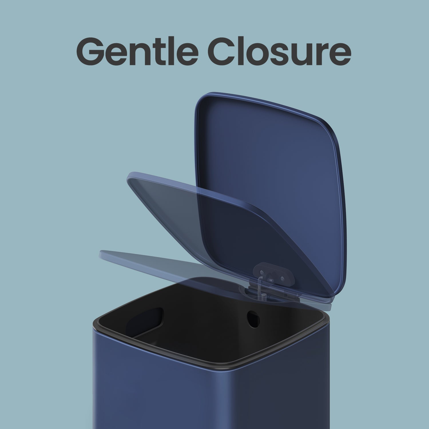 Pedal Waste Bin – Stainless Steel – Blue – 30L Capacity with Soft Close and Inner Bucket