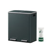 Double 30L Trash Can – Stainless Steel – Fingerprint Proof – Dual Compartment with Carry Handles