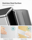 Double Rubbish Bin – Stainless Steel – Fingerprint Proof – Dual Compartment 2 x 30L