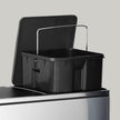Pedal Rubbish Bin – Stainless Steel – Silver – Dual Compartment with Soft-Close and Plastic Inner Buckets
