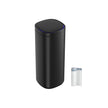 Automatic Rubbish Bin – Steel – Ink Black – Motion Sensor with Ozone Odour Control and Stay-Open Lid