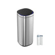 Automatic Rubbish Bin – Stainless Steel – Silver – Motion Sensor with Ozone Odour Control