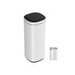 Automatic Rubbish Bin – Steel – Cloud White – Motion Sensor with Ozone Odour Control and Stay-Open Lid