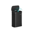 Motion Sensor Kitchen Bin – Steel – Ink Black – 13-Gallon Capacity with Automatic Opening and Soft Close Lid