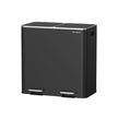 Dual Recycling Bin – Metal – Black – 2-Compartment with Soft Closure and Pedals
