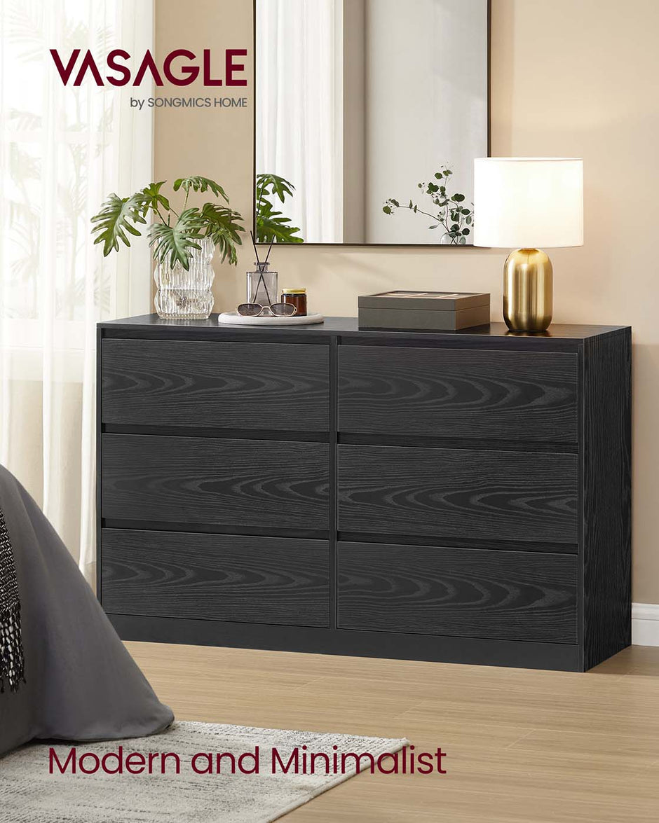 Chest of Drawers – Wood – Snow White – Six Drawer Storage Organizer