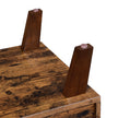 TV Cabinet – Engineered Wood – Rustic Brown – Suitable for TVs up to 60 Inches with Adjustable Shelves