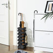 Umbrella Rack – Metal – White – Includes Hooks and Drip Tray