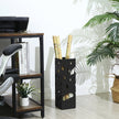 Umbrella Stand – Metal – Black – Includes Drip Tray and Hooks