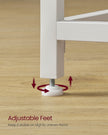Small Office Desk – Steel – Hazelnut Brown and Black – Industrial Design with Simple Assembly