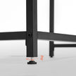 Computer Desk – Steel – Heather Greige and Ink Black – Industrial Design