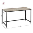 Computer Desk – Steel – Heather Greige and Ink Black – Industrial Design