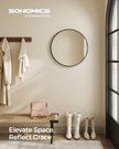Round Wall Mirror – Metal – 50 cm – Easy to Install, Modern Design