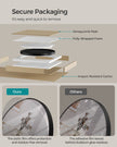 Round Wall Mirror – Metal – 76 cm – Modern Design, Easy to Install
