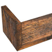 2-Tier Countertop Storage Shelf – Wood – Rustic Brown – Versatile for Home and Office Use