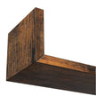 2-Tier Countertop Storage Shelf – Wood – Rustic Brown – Versatile for Home and Office Use