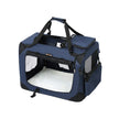 Large Folding Fabric Pet Carrier – Dark Blue – Spacious Design with Booster Seat Function