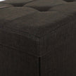 Storage Ottoman – Fabric – Brown – Foldable with 80L Capacity